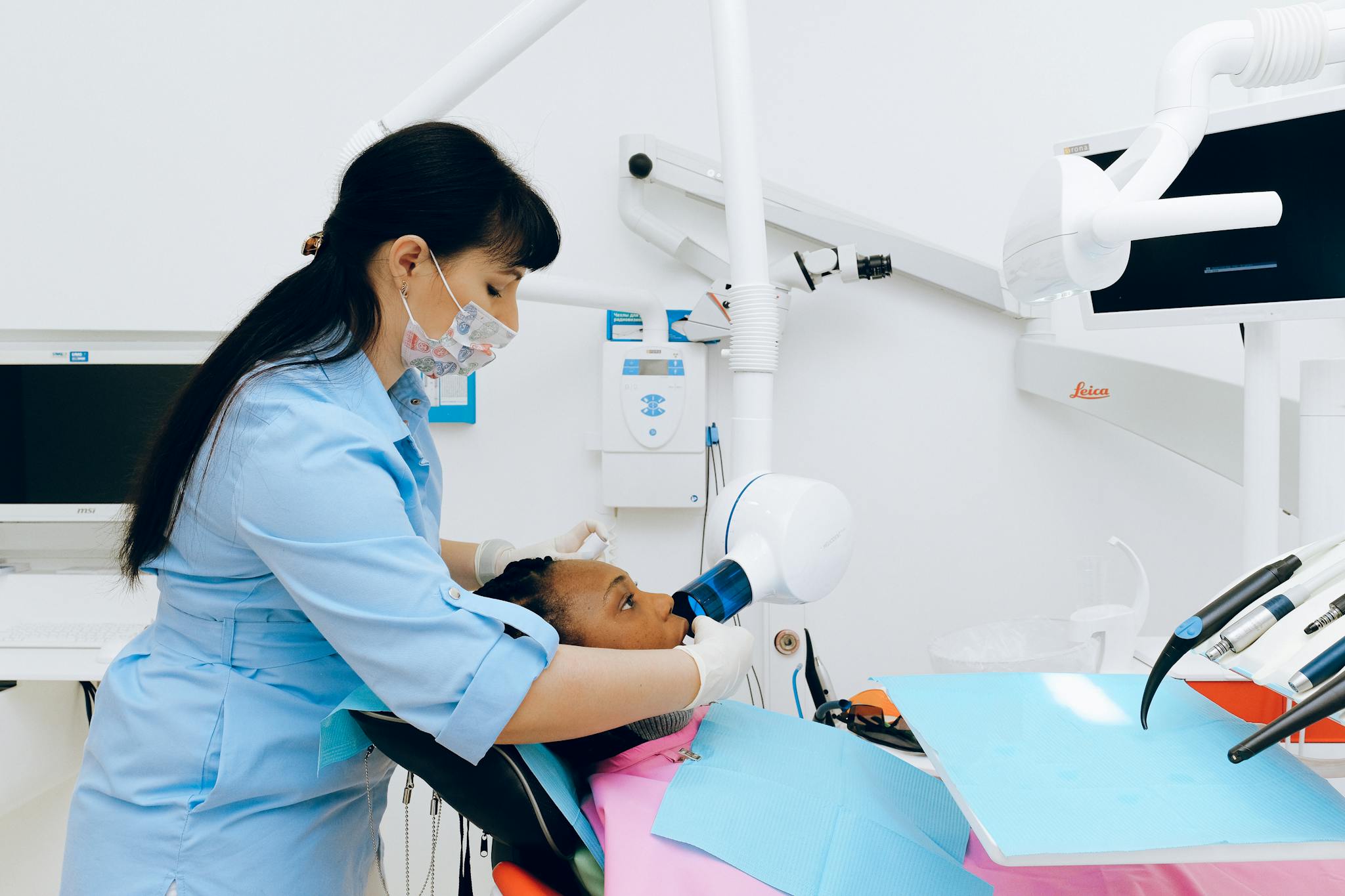 patient receiving treatment