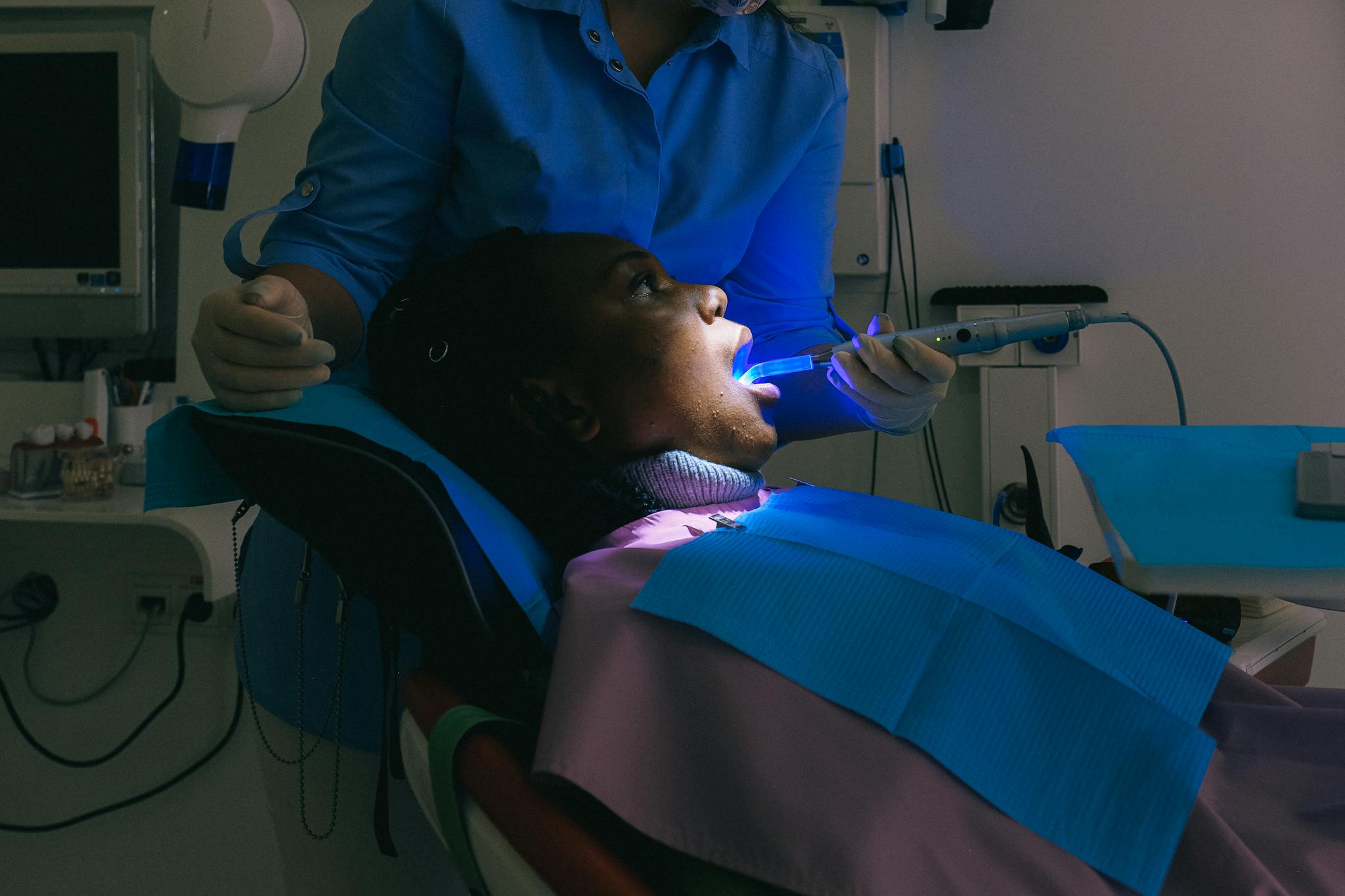 patient receiving treatment